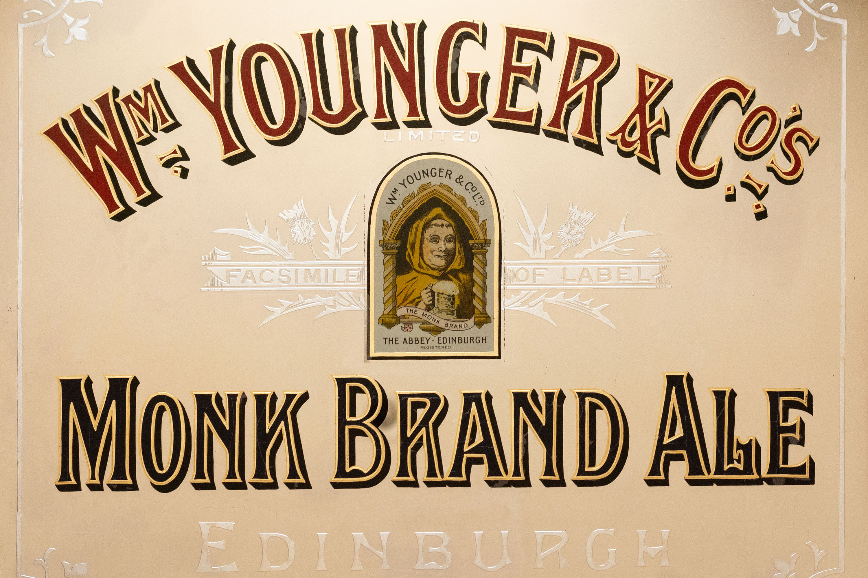 British breweriana - Illuminated vintage pub sign